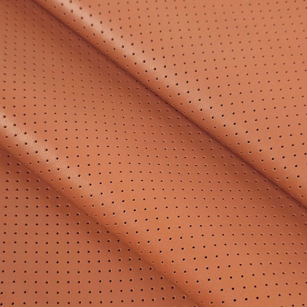 Bran Pattern Perforated Soft Leather