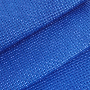 Victoria Blue Basket Wave reliëf premium textuurleer