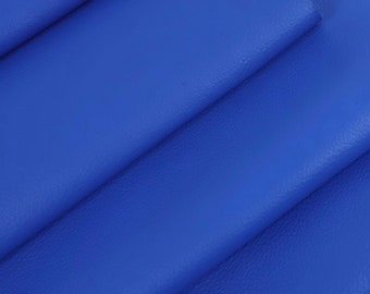 Directoire Blue Roma Embossed Soft Natural Nappa Calf Leather