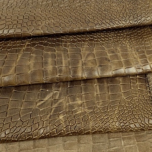Kangaroo Bicolor Embossed Amazing Relief Croco 0Z 1581
