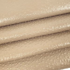Natural Ostrich 2023 Embossed Texture Leather