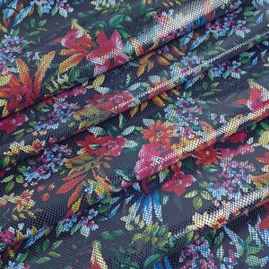 Suica Flowers Pattern Leather