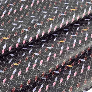 Black Sphere Printed Leather