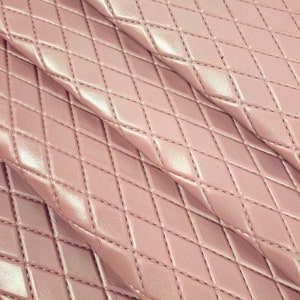Old Rose Metallic Nairobi Embossed Premium Texture Leather