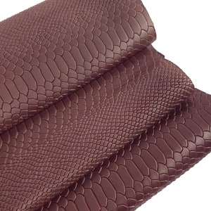 Chocolate Lab Anaconda Relieve Asombroso Piel de Becerro con Serpiente 0Z 1988