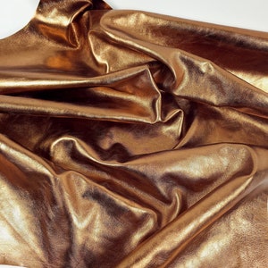 Bronzo 7762 Pelle di capra morbida metallizzata