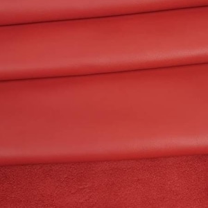Pelle nappa impermeabile morbida e pieno fiore naturale Capadocia Chili Red