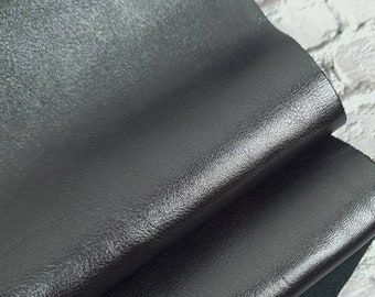 Gray Metallic Mask Ultra Soft Natural Full Grain Smooth Spongy Leather (2.0/2.2mm)