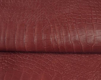 Krokodil Alligator Leder Embossed Amazing Relief 0Z 2021