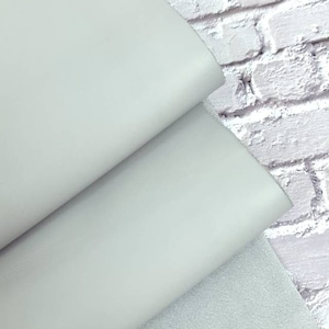 Strom Gray Porto Full Grain Semi Shine Aniline Leather