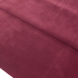 Burgundy Berlin Waterproof Suede Leather