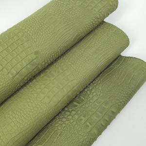 Mosstone Crocodile Alligator Leather Embossed Texture Amazing Relief OZ 2018 V2