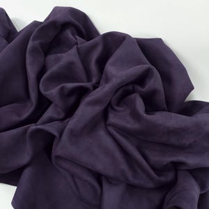 Grape Moon Soft Nubuck Leather