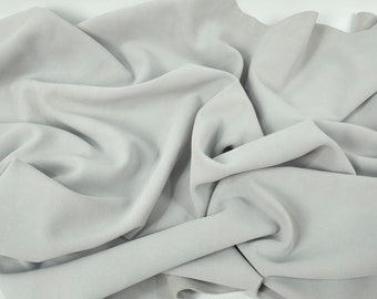 Vaporous Gray Berlin Lux Soft Suede Leather