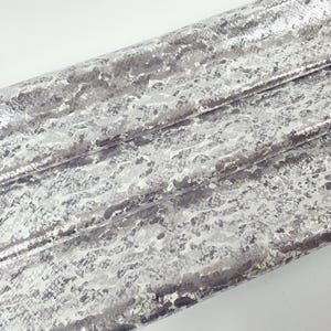 Silver Capre Soft Metallic Goat Leather