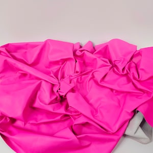 Pelle nappa fluorescente morbida pieno fiore lucida naturale rosa neon