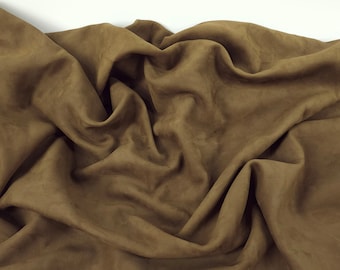 Piel nobuck engrasada suave Armiño Luna