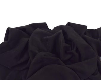 Jet Black Monaco Ultra Soft Luxury Milled Nubuck Leather