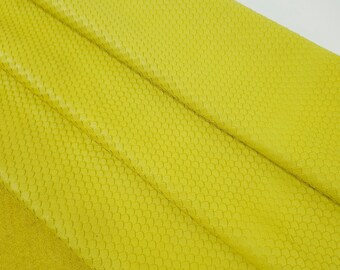 Gelbe Meerjungfrau-Skala aus weichem Leder
