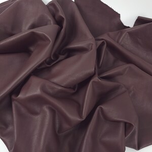 Pelle Nappa Premium Morbida Pieno Fiore Naturale Livorno Cioccolato Amaro