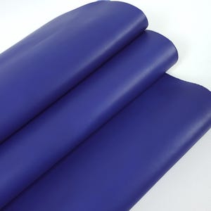 Pelle di vitello grana fine Mazarine Blue Nova