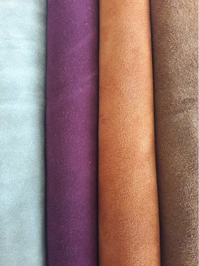 Minimum 5x5inch12,5x12,5cm Suede Scraps Leather 1kg
