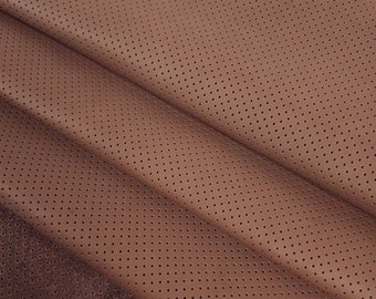 Aztec Pattern Perforated Soft Leather