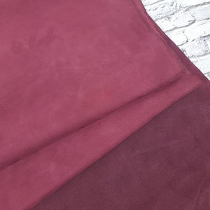 Violet Quartz Vio Embossed Milled Very Soft Nubuck Leather