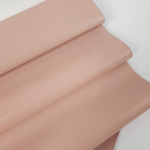 Pelle di vitello grana fine Nova rosa antico