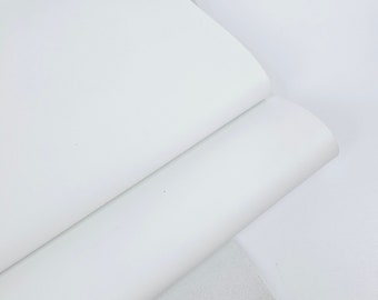 Bright White Matilde Full Grain Aniline Soft Spongy Leather