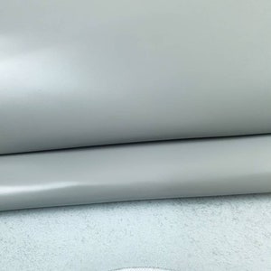 Gray Eternity Silky Luxurious Semi Shine Aniline Leather