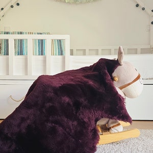 Vineyard Wine Genuine Sheepskin Fur Rug Skin Hide (Thick Hair)