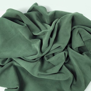 Frosty Green Berlin Waterproof Soft Suede Hidro Leather (1.4/1.6mm)