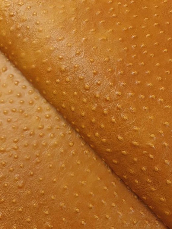 Ostrich Leathers Leather Scraps Ostrich Tan Genuine! Christmas - US Free  Shipping