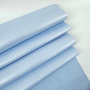 Clear Sky Almeria Smooth Soft Metallic Finish Leather