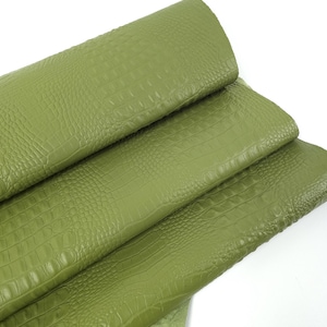 Avocado Crocodile Alligator Leather Embossed Texture Amazing Relief OZ 2018 V2