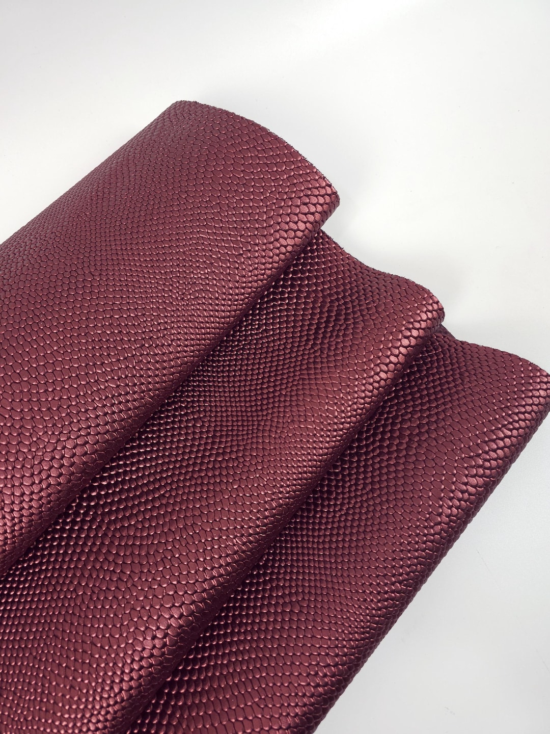 Matone Pitonato Embossed Metallic Amazing Relief Snake Leather - Etsy