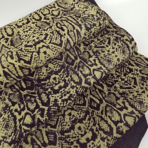 Piel de becerro con pelo de serpiente Cavallino (estampado animal)