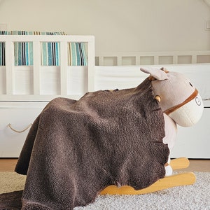 Tiramisu Genuine Curly Sheepskin Fur Rug Skin Hide