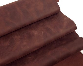 Hot Chocolate Buffalo Full Grain Pull Up Leather