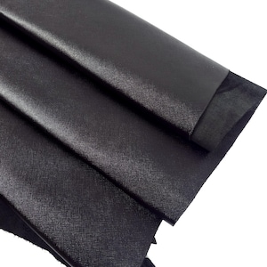 Pelle Saffiano Premium Grain Goffrata Vernice Nera Texture Premium