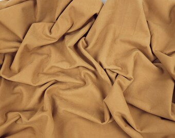 Indian Tan Vicentino Natural Milled Soft Premium Nubuck Leather