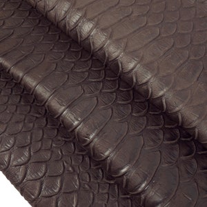 Chocolate Martini Snake Leather Embossed Texture Amazing Relief LFC 2023