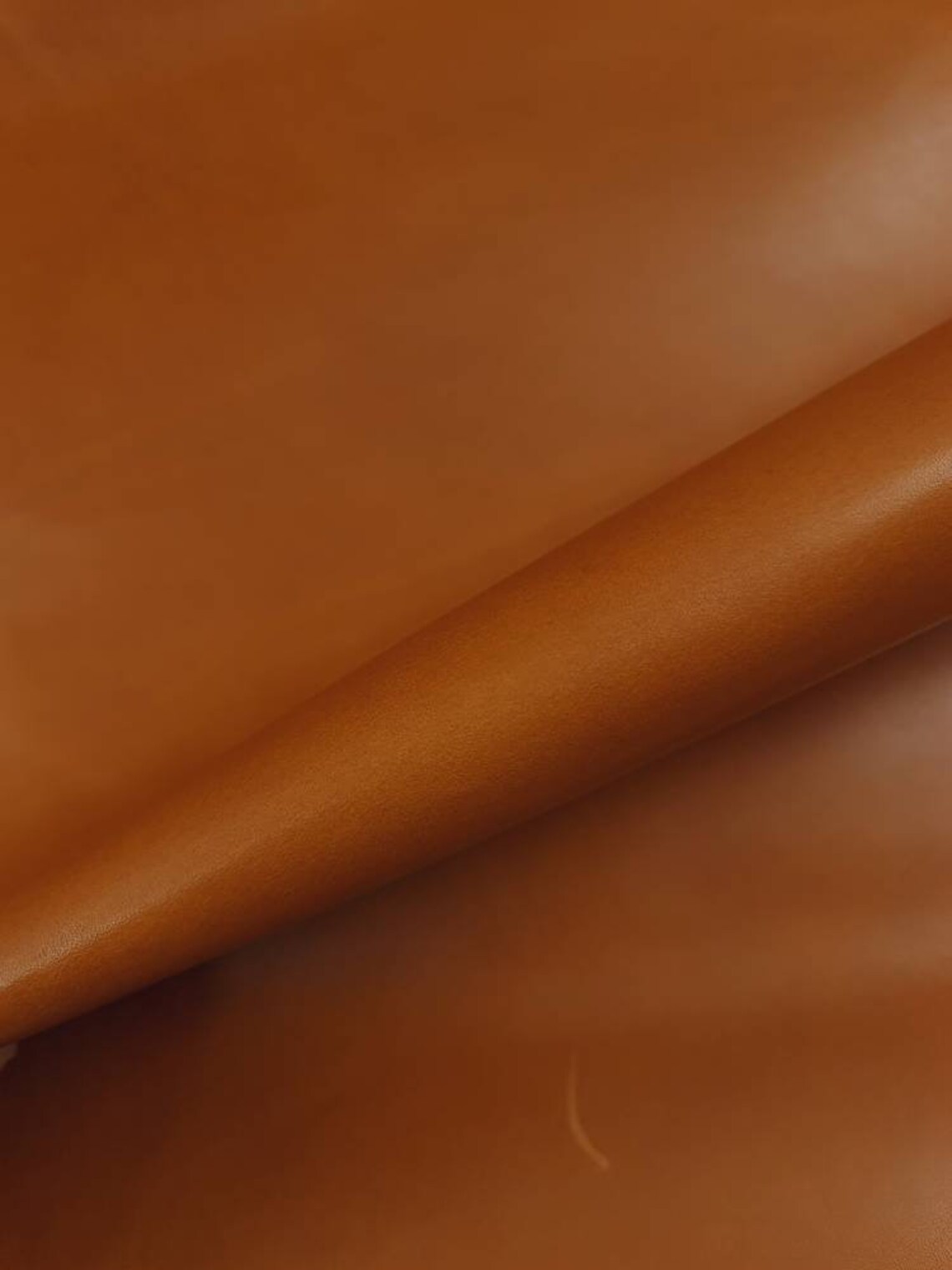 Tan Natural Aniline Full Grain Leather Etsy