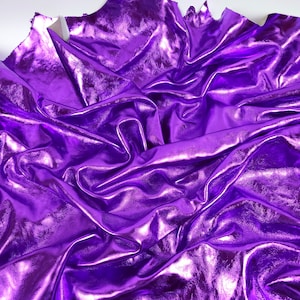 Viola 7982 Pelle morbida di capra metallizzata