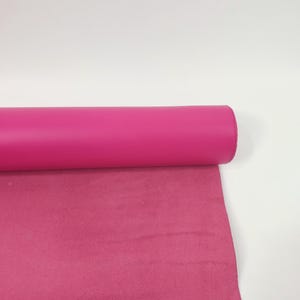 Fucsia Viola Avana Sportivo Elegante Nappa Liscia Pelle Grana Uniforme