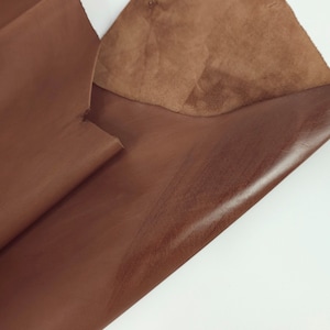 Cambridge Brown Parma Baby Calf Pelle pieno fiore vegetale opaca spazzolata