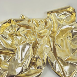 Gold 7674 Metallic Kalbsleder