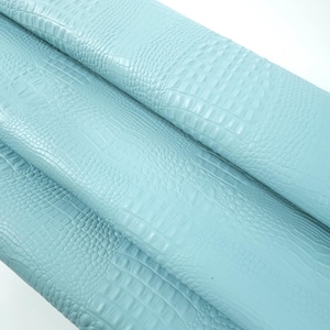 Angel Blue Crocodile Alligator Leather Embossed Texture Amazing Relief OZ 2018 V2