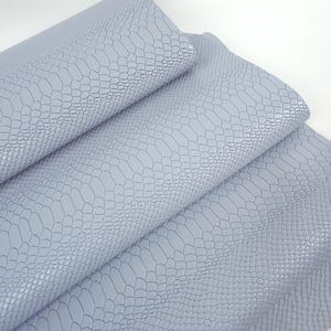 Blauwe sneeuwstorm Anaconda reliëf verbazingwekkend slangenprint kalfsleer 0Z 1988